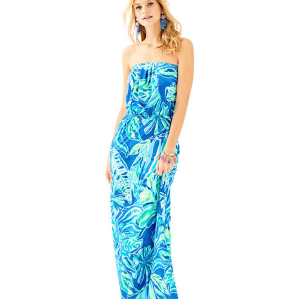 Lilly Pulitzer Marlisa Maxi Dress Palm Passage